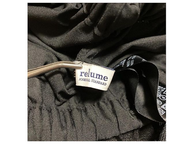 Autre Marque JOURNAL STANDARD relume Tüll-Maxirock Schwarz - Ansicht 5