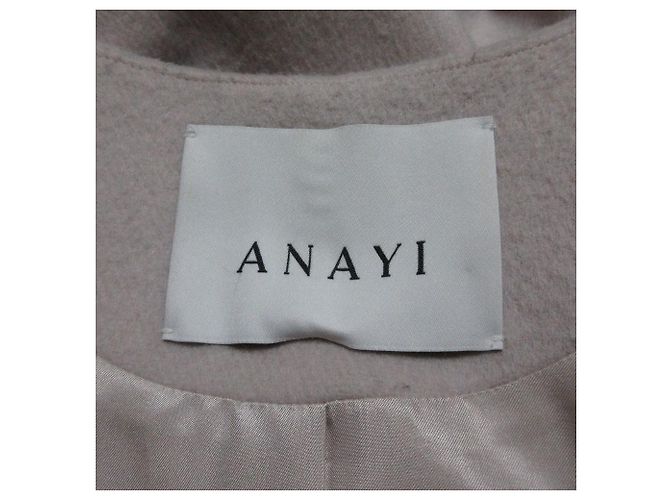 Autre Marque Abrigo sin cuello ANAYI Rosa - vista 5