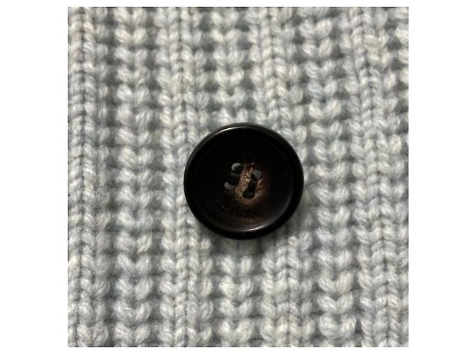 Lanvin Grobstrick-Doppeljacke Blau - Ansicht 4