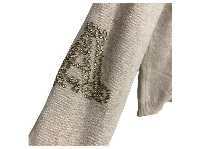 Max Mara Max Mara Glam Strickpullover aus 100% Kaschmir Beige - Ansicht 4