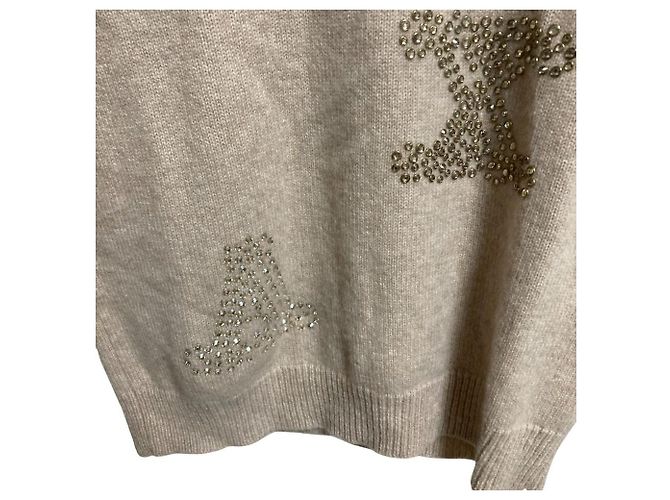 Max Mara Max Mara Glam Strickpullover aus 100% Kaschmir Beige - Ansicht 6