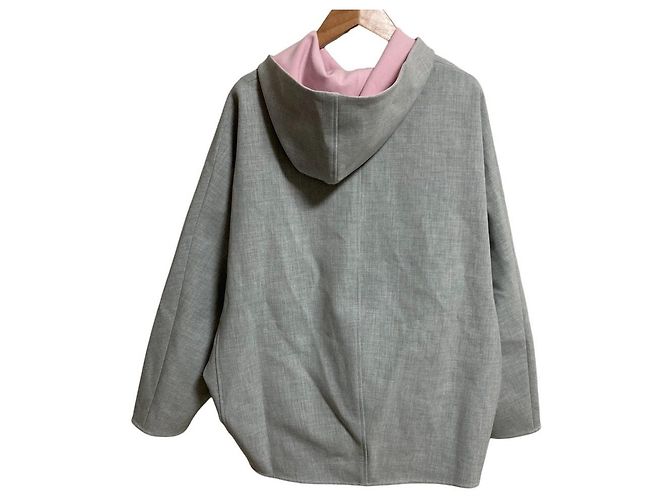 Autre Marque Chaqueta con Capucha yori Double Cross Castaño - vista 2