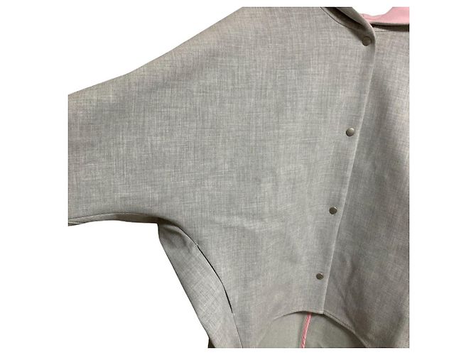 Autre Marque Chaqueta con Capucha yori Double Cross Castaño - vista 4