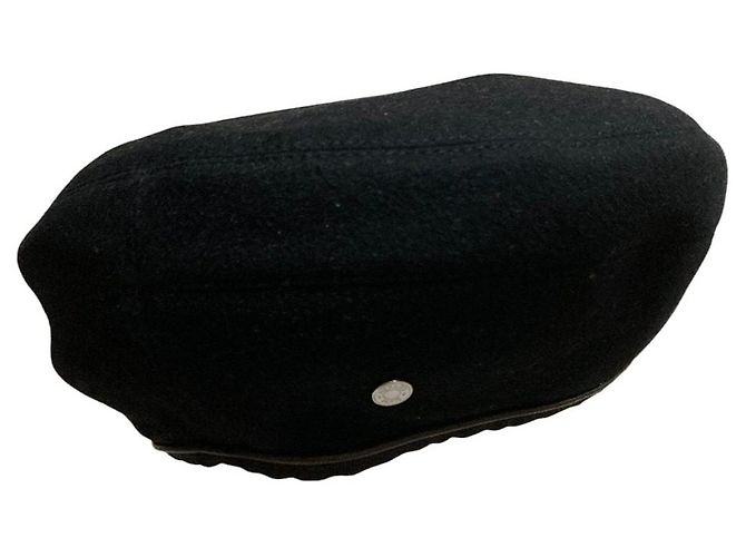 Hermès Cashmere-Baskenmütze Größe 57 Schwarz - Ansicht 4
