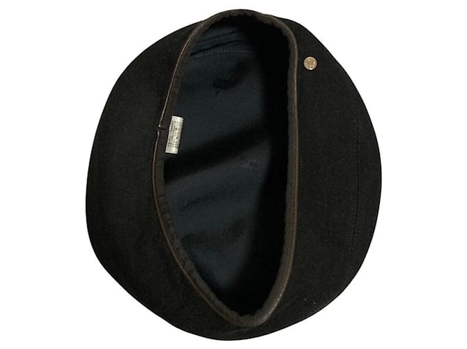 Hermès Cashmere-Baskenmütze Größe 57 Schwarz - Ansicht 6