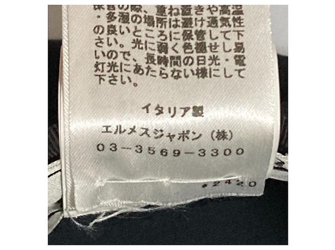 Hermès Cashmere-Baskenmütze Größe 57 Schwarz - Ansicht 9