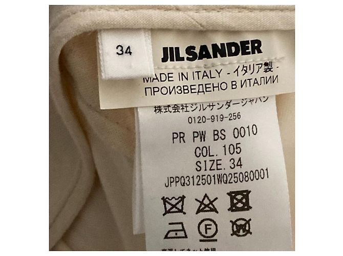 Jil Sander+ Stretch Wide Pants Weiß - Ansicht 7