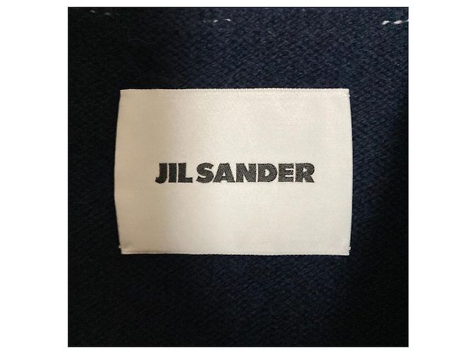 Cárdigan de punto en mezcla de alpaca Jil Sander Azul Azul marino - vista 6