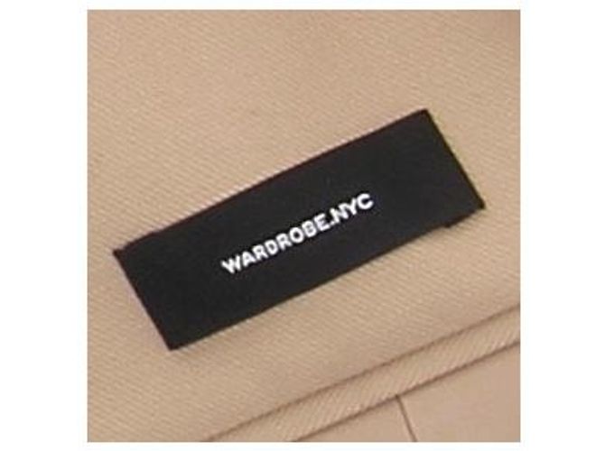 Autre Marque Trench corto beige in cotone - vista 6