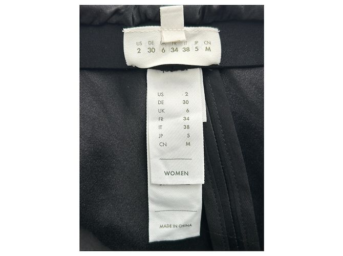 Autre Marque LILYSILK Schwarze Seidensatinhose Größe 34 - Ansicht 4