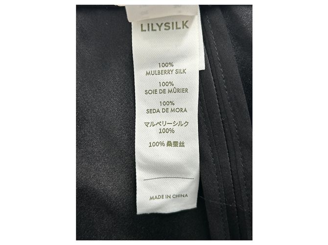 Autre Marque LILYSILK Schwarze Seidensatinhose Größe 34 - Ansicht 5