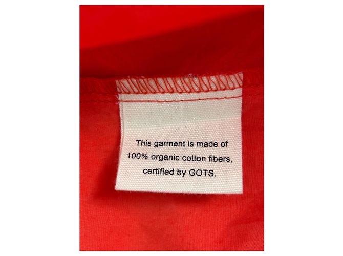 Autre Marque Camisa de algodón naranja FRANKIE SHOP - vista 6