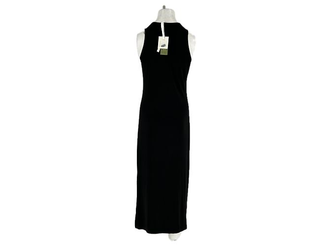 Autre Marque LILYSILK Schwarzes fließendes Viscose Kleid - Ansicht 2