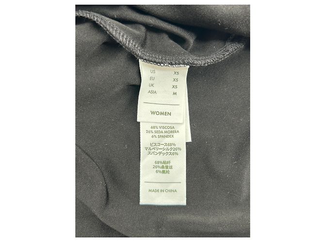 Autre Marque LILYSILK Schwarzes fließendes Viscose Kleid - Ansicht 6