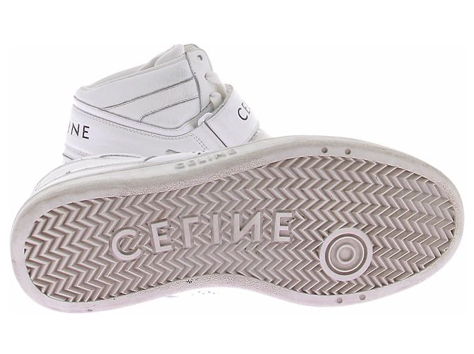 Céline Sneakers alte bianche Bianco - vista 4