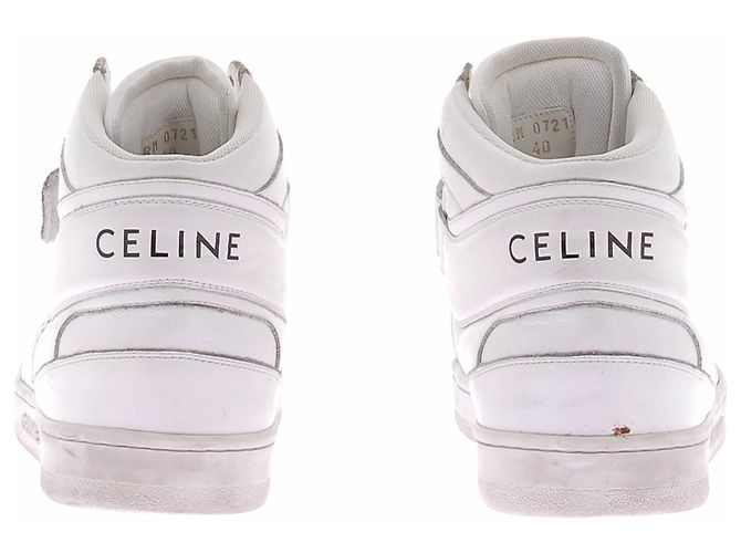 Céline Sneakers alte bianche Bianco - vista 6