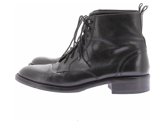 Botines Saint Laurent de piel negra talla 40 Negro - vista 2