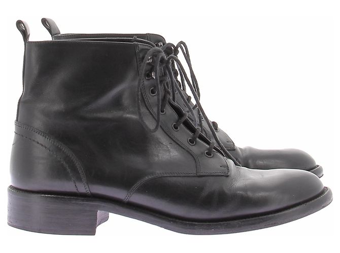 Botines Saint Laurent de piel negra talla 40 Negro - vista 5