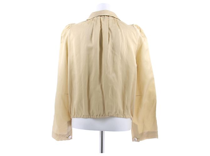 Blusa Isabel Marant dorada de algodón Dorado - vista 2