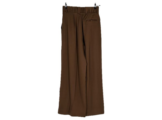Autre Marque Braune Satinhose - Ansicht 2