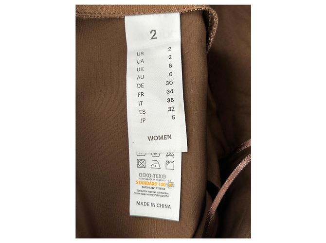 Autre Marque Braune Satinhose - Ansicht 4