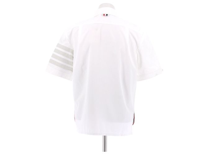 Thom Browne Camisa blanca impermeable Blanco - vista 2