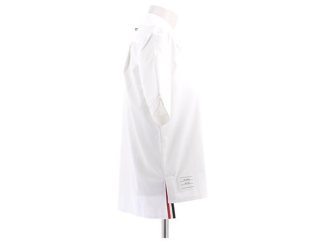 Thom Browne Camisa blanca impermeable Blanco - vista 3