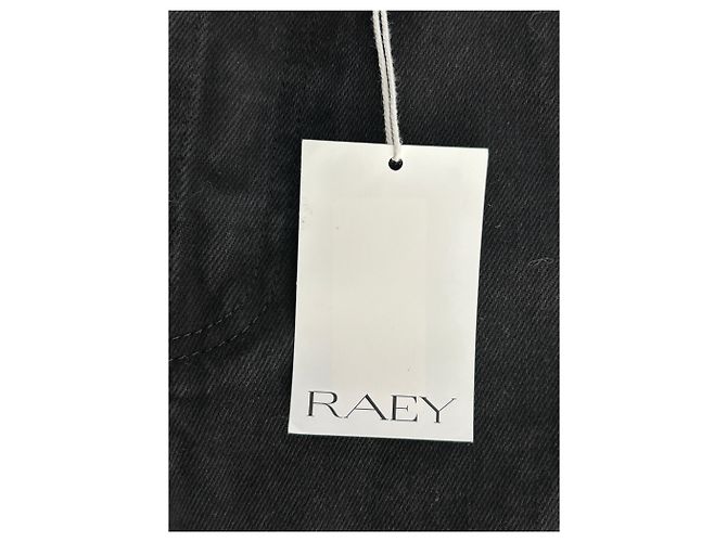 Autre Marque Vaqueros negros de algodón RAEY Talla 23 - vista 3