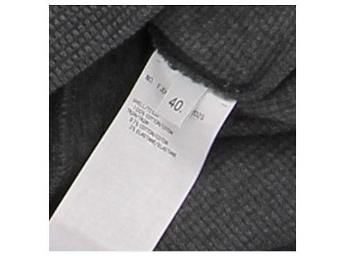 Thom Browne Vestido jersey gris de algodón - vista 5