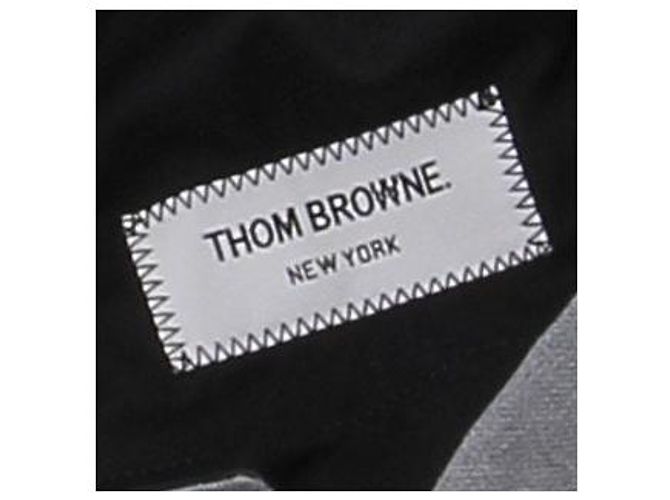 Thom Browne Hellgraue gerade geschnittene Hose - Ansicht 6