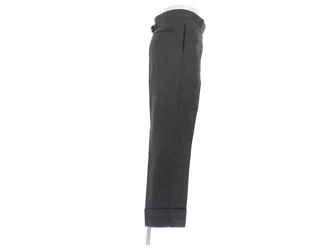 Thom Browne Dunkelgraue gerade Hose - Ansicht 4