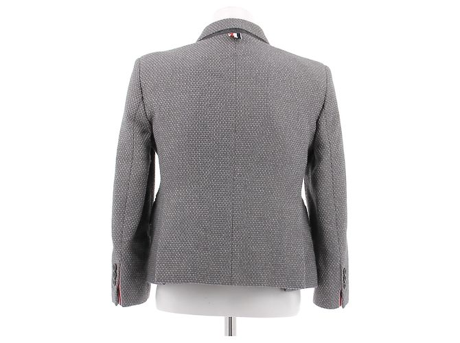 Traje corto de lana gris Thom Browne - vista 2