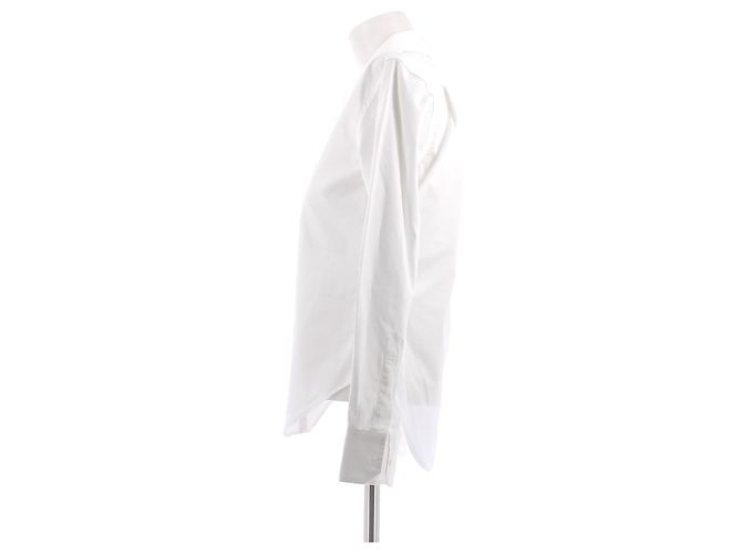 Camisa de Algodón Blanca Thom Browne Talla 38 Blanco - vista 4