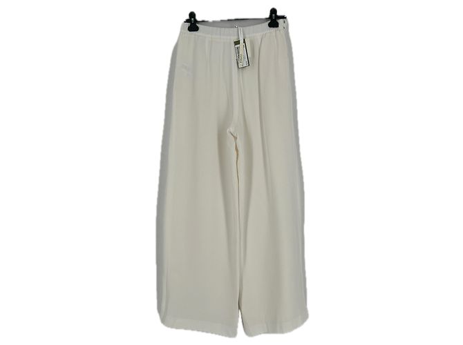 Autre Marque Pantalones blancos con cinturón - vista 2