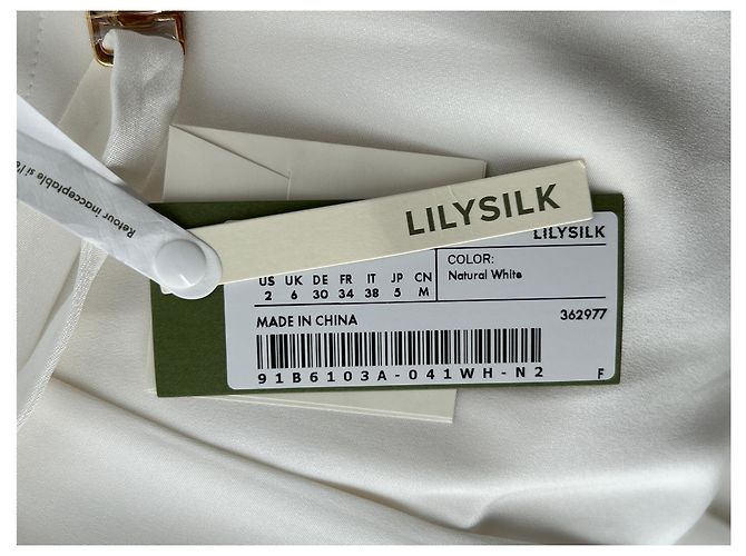 Autre Marque Pantalones blancos con cinturón - vista 4