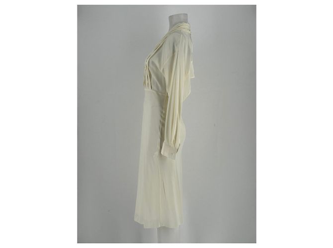 Autre Marque Vestido fluido de seda blanco LILYSILK - vista 3