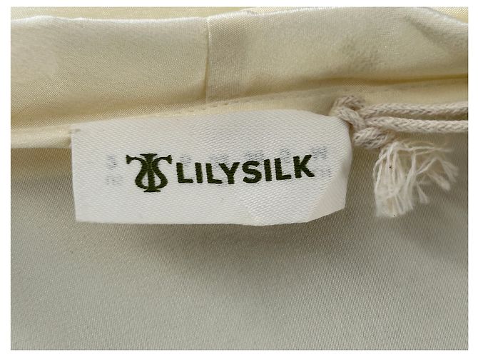 Autre Marque Vestido fluido de seda blanco LILYSILK - vista 5