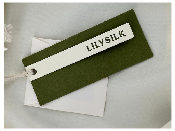 Autre Marque Vestido fluido de seda blanco LILYSILK - vista 6