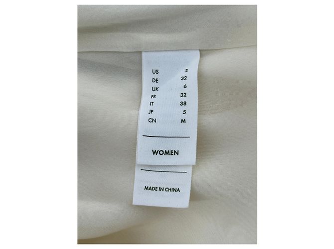 Autre Marque Vestido fluido de seda blanco LILYSILK - vista 7