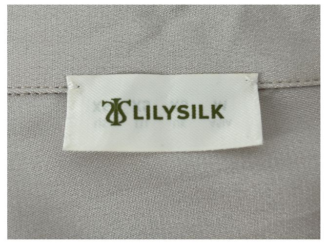 Autre Marque Fließendes Hemdkleid in Beige - Ansicht 5