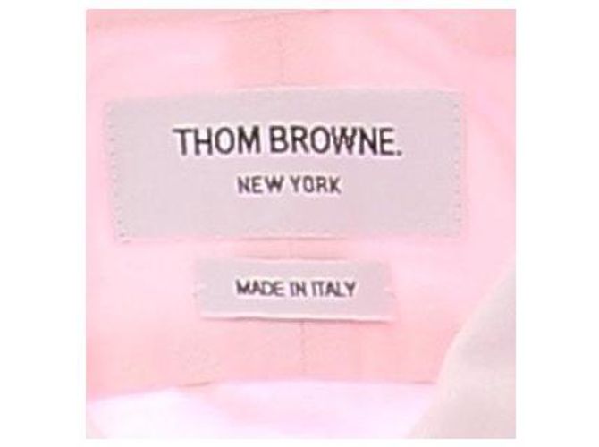Camisa Thom Browne de algodón rosa Talla 40 - vista 5