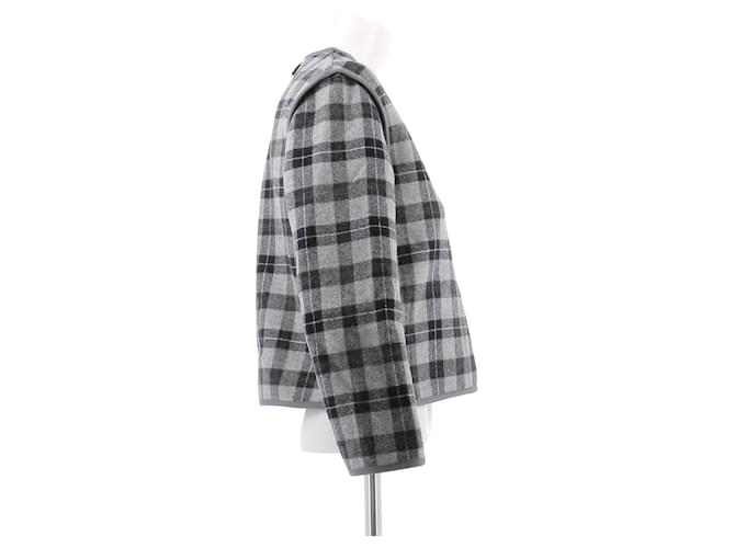 Thom Browne Grau karierter Cardigan - Ansicht 3