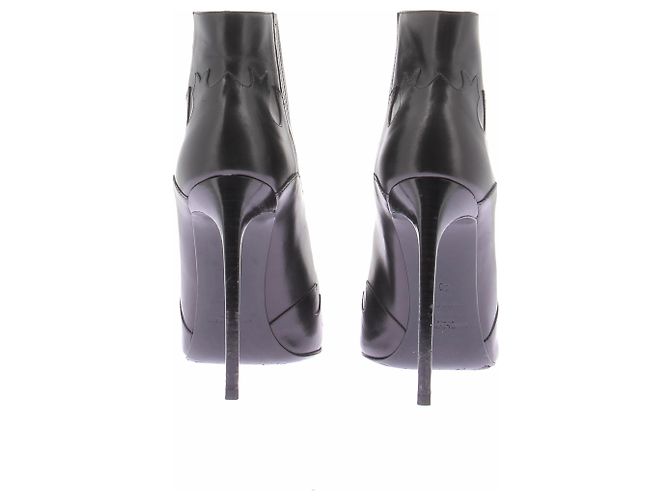 Saint Laurent Décolleté nere e argentate Nero - vista 7