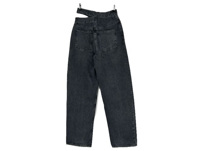 Agolde Vaqueros negros "Broken waistband" - vista 2