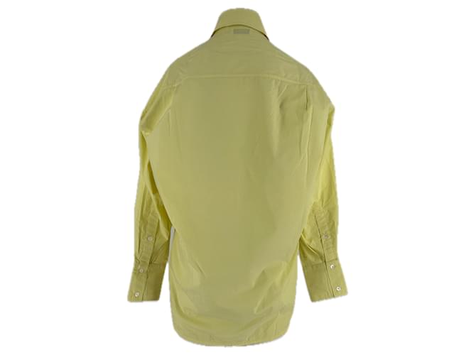Camicia Sandro in cotone gialla Giallo - vista 2