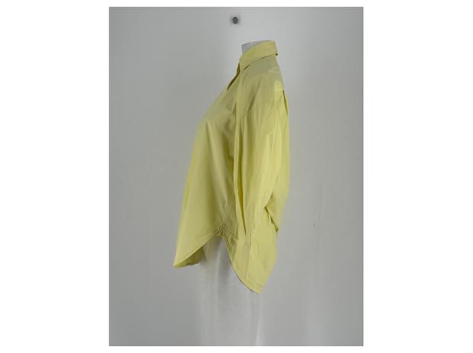 Camicia Sandro in cotone gialla Giallo - vista 3