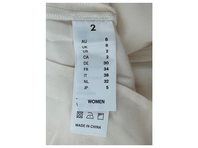 Autre Marque Pantalones LILYSILK de seda beige - vista 4