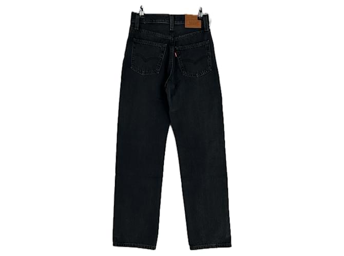 Vaqueros Levi's Easy dad negros de algodón - vista 2