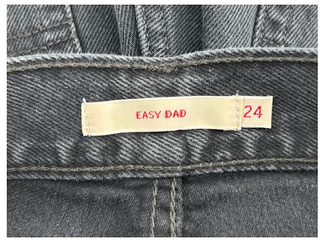 Vaqueros Levi's Easy dad negros de algodón - vista 3