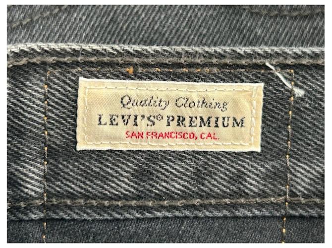 Vaqueros Levi's Easy dad negros de algodón - vista 4